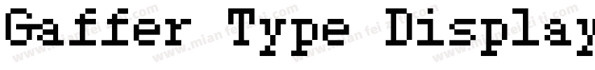 Gaffer Type Display字体转换